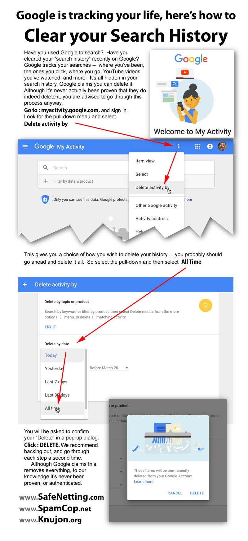Use these steps to clear you Google Search History