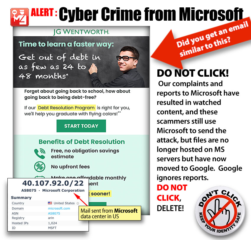 steal your identity! BEWARE!  